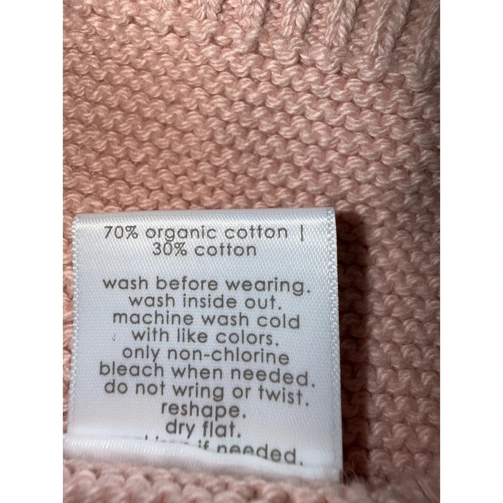 Little Co. by Lauren Conrad Baby Peach Organic Cotton Sweater Knit Set 12M NWT